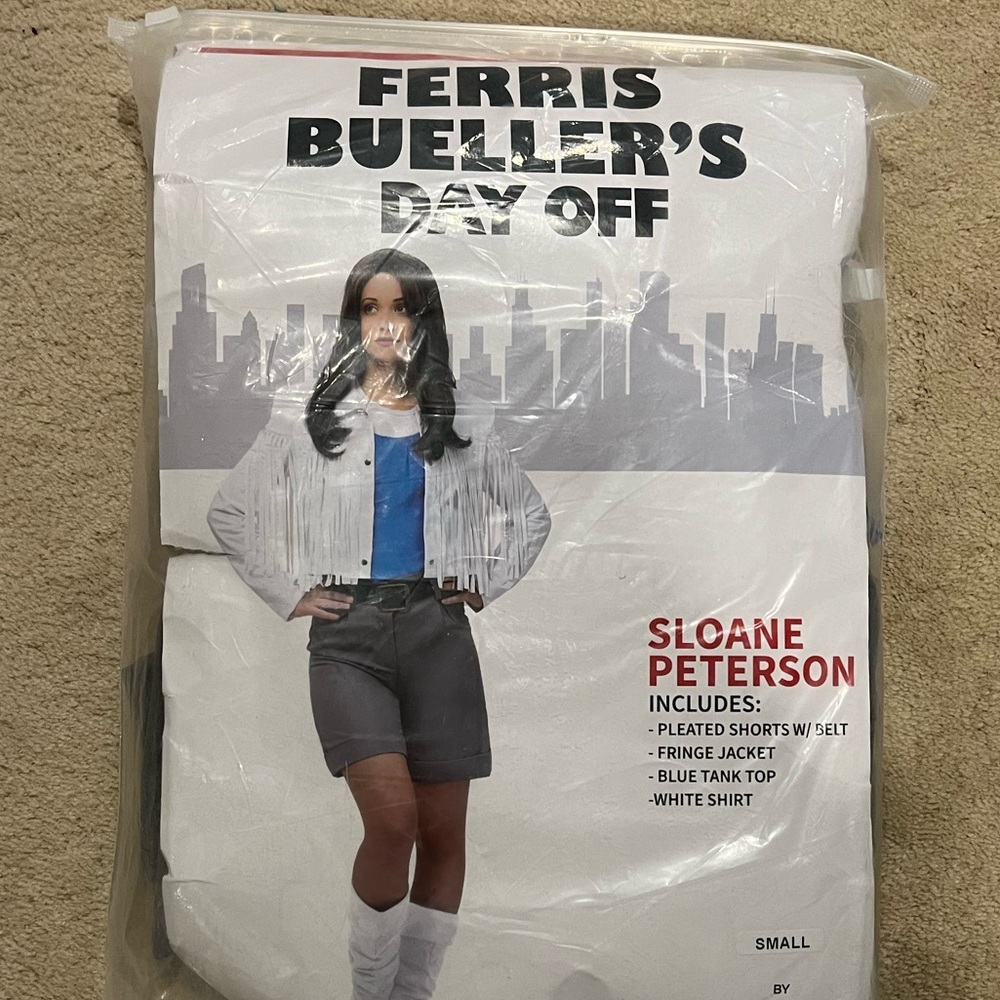 Sloane Peterson Ferris Bueller’s Day Off Halloween Costume - Size S - New in bag